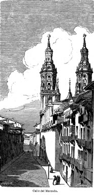 Calle del Mercado - grabado